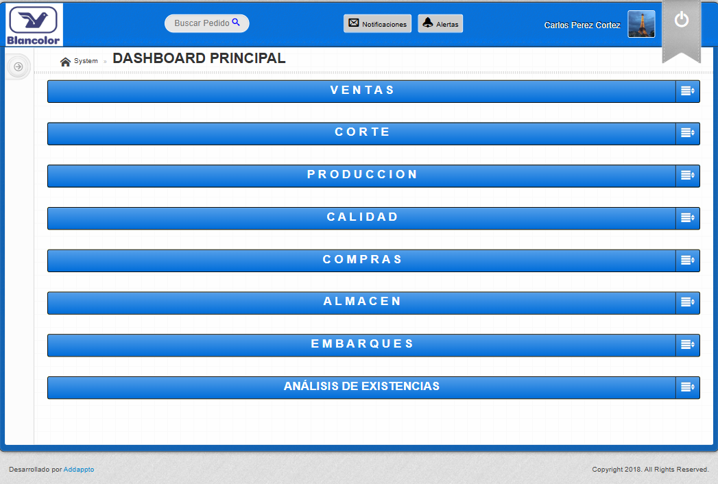 Dashboard de NeoBank: ejemplo de desarrollo fintech por Addappto